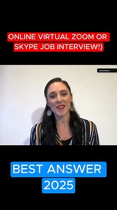 ONLINE VIRTUAL ZOOM OR SKYPE JOB INTERVIEW! #cv #jobinterview Part 5 | English Tuition