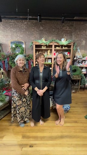 We are back open, yay!!! Come see us! We have a few special announcements including Christmas Window Reveal and !Sale! on up to 40% off Spartina dresses🎄👗 | Off The Square