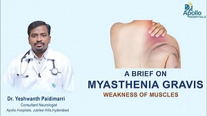 Myasthenia Gravis (MG) is a chronic autoimmune disorder in which antibodies destroy the communication between nerves and muscle, resulting in weakness of the skeletal muscles. Listen to Dr. Yeshwanth Paidimarri, Consultant Neurologist at Apollo Hospitals, Jubilee Hills, Hyderabad discuss in detail "A Brief On Myasthenia Gravis". Get in touch with us through: WhatsApp: 91 9121241066 Email: apollohealthcity@apollohospitals.com To book an online consultation visit: https://www.apollo247.com/doctors