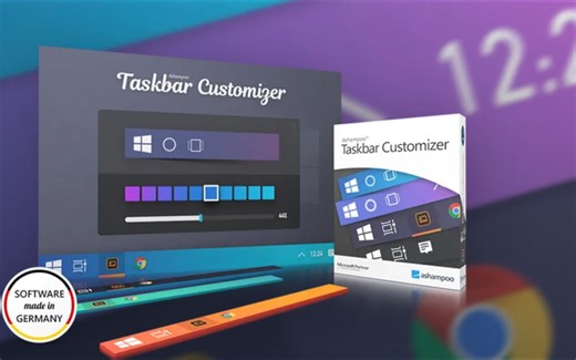 限时领取价值14元的状态栏修改软件Ashampoo Taskbar Customizer