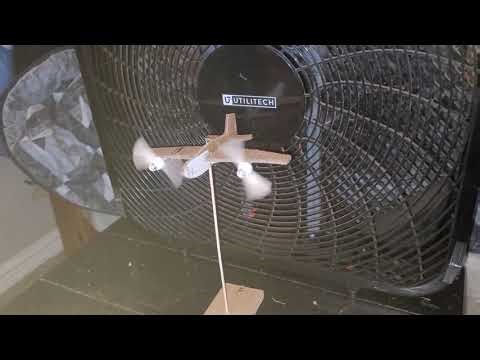 D.I.Y Small Dual Prop Cardboard Airplanes