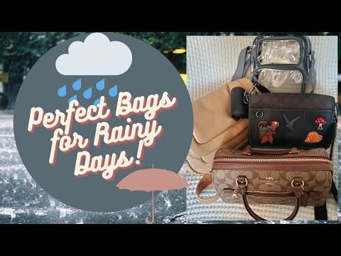 The Perfect Bags for Rainy Days! What I Carry, When, and Why 🌧️