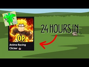 I Spent 24 HOURS in Roblox Anime Racing Clicker!