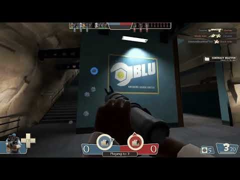 TF2 Demoman Gameplay with Funky Battle Playing Over It
