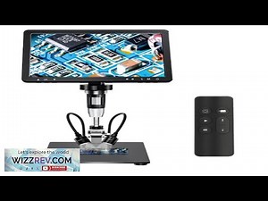 Mustool DM12 10.1'' HDMI Digital Microscope 2000X Coin Microscope with IPS Screen