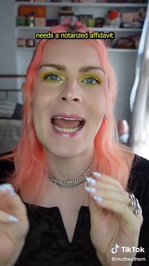 My legal gender journey 💞 #trans #transwoman #nonbinary #gender