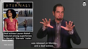 33K views · 1.5K reactions | Deaf actress Lauren Ridloff featured among superheroes in Marvel’s “Eternals” trailer Transcript: www.dailymoth.com/blog/deaf-actress-lauren-ridloff-featured-among-superheroes-in-marvels-eternals-trailer | The Daily Moth | Facebook