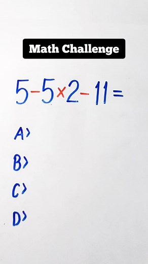 17K views · 76 reactions | Tricky Math Challenge for Genius 易 #simplification #reasoning #brainteaser #braintest #puzzle #everyone #mathtest | Learn with Ankita Bhatia | Facebook