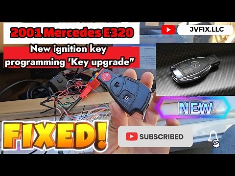 How to program keys for a 1996-2001 Mercedes-Benz E320 W210,W208 with Otofix Scanner Really easy!