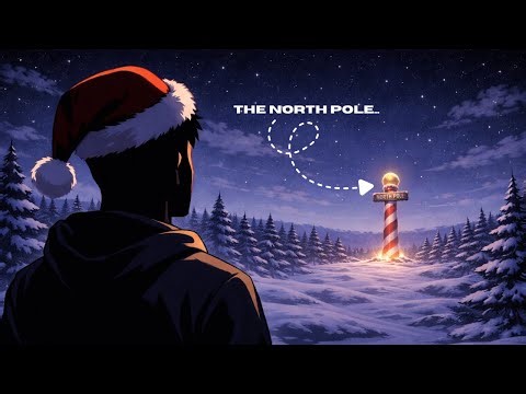 da north pole... (built in minecraft)