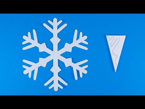How to make a Snowflake out of paper | easy DIY Paper Snowflakes | Christmas Decoration Ideas