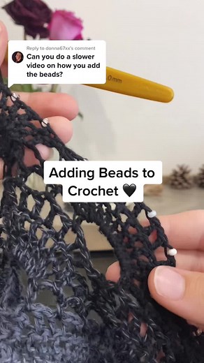 How to Add Beads to Your Crochet Shawl