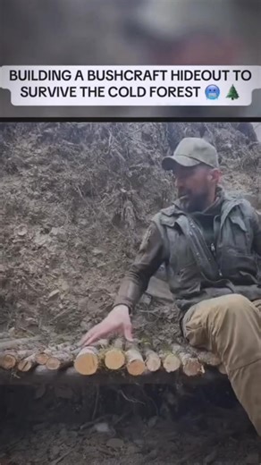 41K views · 458 reactions | Building a bushcraft hideout to survive the cold forest #fyp #forest #campinglife #shelter #home #usa #camping #reelviral | My home | Facebook