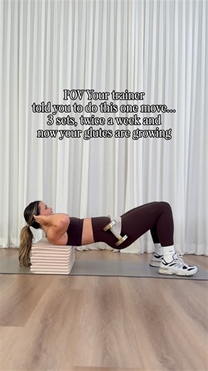 Studio KSL by Katrina Scott | POV: Your trainer told you to add this one move to your workouts and now your glutes are growing 🍑✨ Hip thrusts are a powerhouse move for... | Instagram