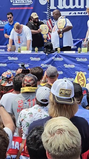 7.1K views · 1.3K reactions | Nathan's Famous Lemonade Chugging Contest Airsoftfatty - what goes in, must come out! @airsoftfatty @the_real_airsoft_fattyy @eatingcontest @gcshea @originalnathansfranks @__nathans_hotdogs__ | William Spicer Jr | Facebook