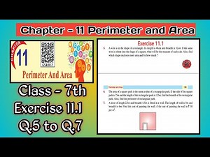 Q.5 to 7 | Class 7th | Ex 11.1 |Chapter 11 | Perimeter And Area | Math | PSEB |