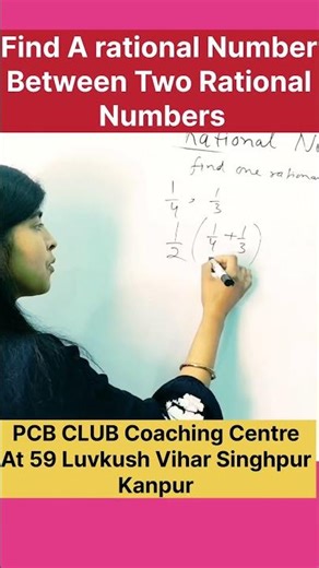 Find One Rational Number Between Two Numbers in 5 Seconds! 🤯 | Class 8-9 Maths Trick