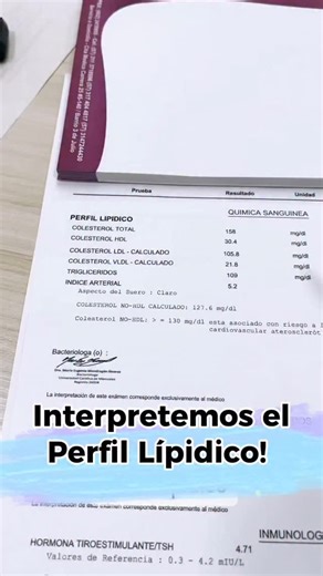 Cómo interpretar el perfil lipídico! . Aquí te lo explico ! . Por favor compartir ! . #droscarnutricion | Medicina Nutricional