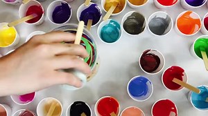 639K views · 2.6K reactions | What happens when you pour 100 different colored paints into one cup? This dirty flip cup painting is being featured in a Ripley's Believe It Or Not book being released in May!  | Fluid Art Studios | Facebook