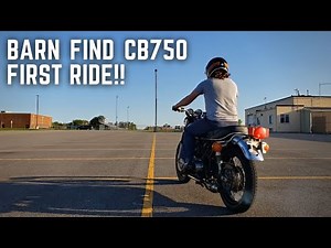 Barn Find CB750 FIRST RIDE!!