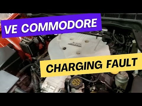Holden commodore not charging battery VE