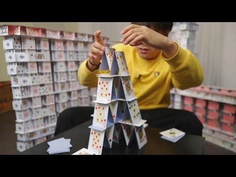 How to Stack playing cards
