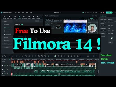🎥 How to Install Filmora 14 & Use It | Complete Beginner’s Guide | Beginner’s Video Editing