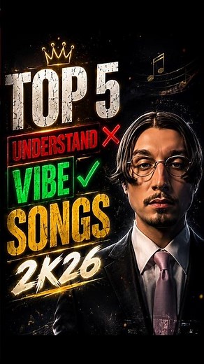 Top 5 Vibe Songs 2K26 🔥 You Don’t Understand… You FEEL Them 😳 #shorts