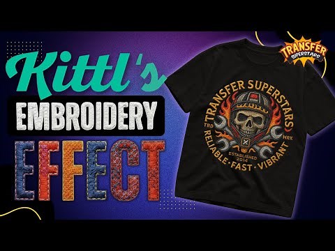 How I Made a Digital Design Look Like REAL Embroidery in Kittl