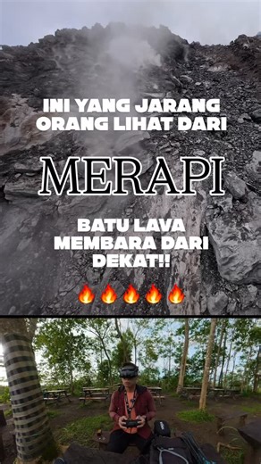 TERBANGFPV | Ini yang Jarang Terlihat… Guguran Merapi dari Dekat! Batu Panas Berguguran dari Kubah Barat Daya ✈️: iFlight #CineLR7 🎥: DJI O4 Pro +... | Instagram