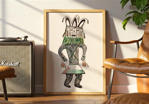 Native American Tribal Art Print: Original Hopi Drawing From 1895 - Etsy