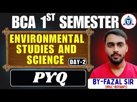 Environmental Studies PYQs Masterclass | Day-2 | Complete #bca #bcaexam2025