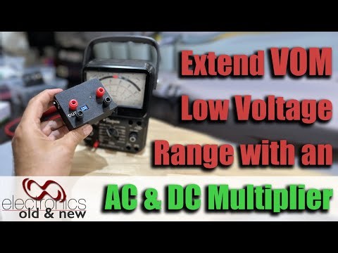 Build an AC/DC voltage multiplier that extends low range of VOM and raises input impedance #pcbway#