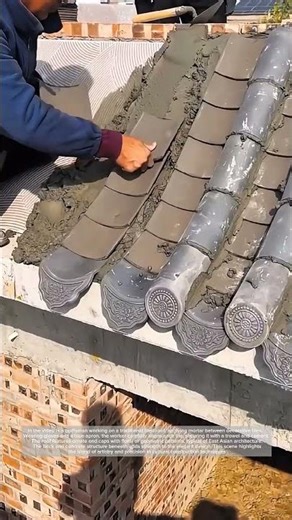 How Craftsmen Build Decorative Tile Roofs by Hand!
