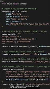 Using #openai Codex in a Koyeb Sandbox #aidevelopment #cloudcomputing