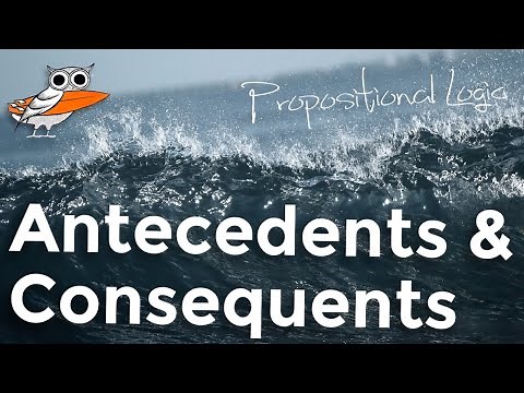 Can you identify the antecedent and consequent?