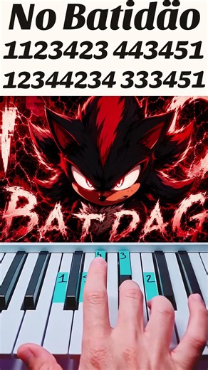 No Batidao - Easy Piano Tutorial 🎹 #shorts #piano