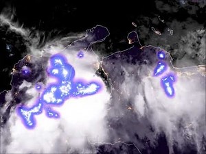 GOES East Captures Catatumbo Lightning