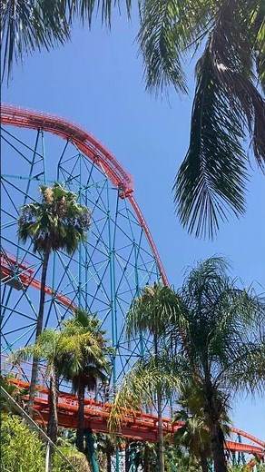Off-ride Goliath At Six Flags Magic Mountain #rollercoaster #sixflagsmagicmountain #sixflags #ride