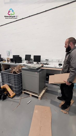 1.3K views | No cardboard goes to waste, we fully recycle everything we can, even neighbouring businesses use us to ensure they keep packaging out of landfill. This will keep drew busy today  ✉️ booking@wrict.co.uk  01233 553020 ️ www.weeerecycleict.co.uk  eBay ➡️ https://ebay.us/m/gHTvfa #freecollection #today #ebay #trusted #commercial #contactustoday #tech #upcycling #zerowaste #cardboard #savelandfill | Weee Recycle ICT | Facebook