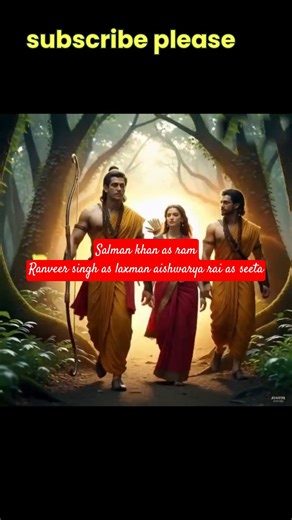 Ramayan Epic | Salman Khan as Ram, Ranveer as Laxman. & Aish as seeta. # trending video # viral
