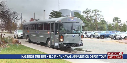 Hastings Museum holds final Naval Ammunition Depot tour for 2023