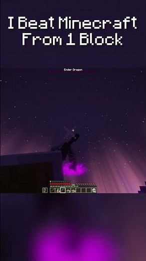 Part 39. I Beat Minecraft From 1 Block