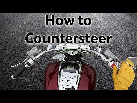 How to Countersteer a Motorcycle