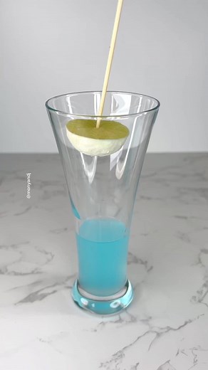 Creative Blue Drink and Fruit Art Tutorial
