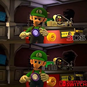 Luigi's Mansion 2 HD Dark-Light Device COMPARISONS 3DS Vs. Switch