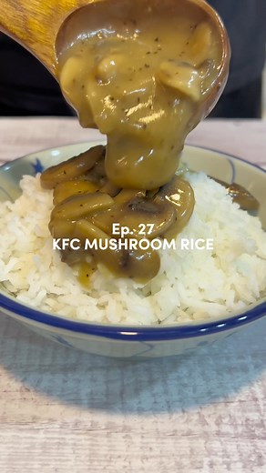Homemade KFC Mushroom Rice Recipe