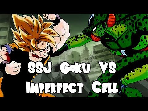 SSJ Goku vs Imperfect Cell