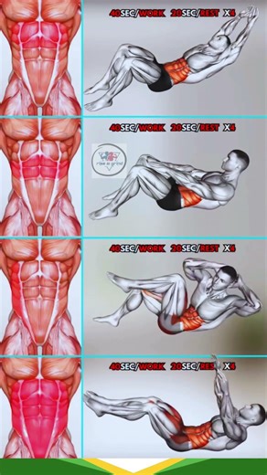 ABS on FIRE 🔥 40-Sec Core Workout That WORKS 💪