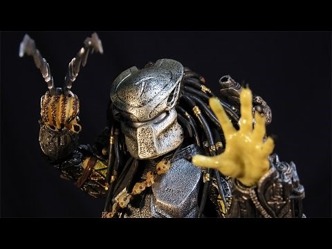 NECA ALIEN VS PREDATOR AVP MASKED SCAR PREDATOR FIGURE REVIEW